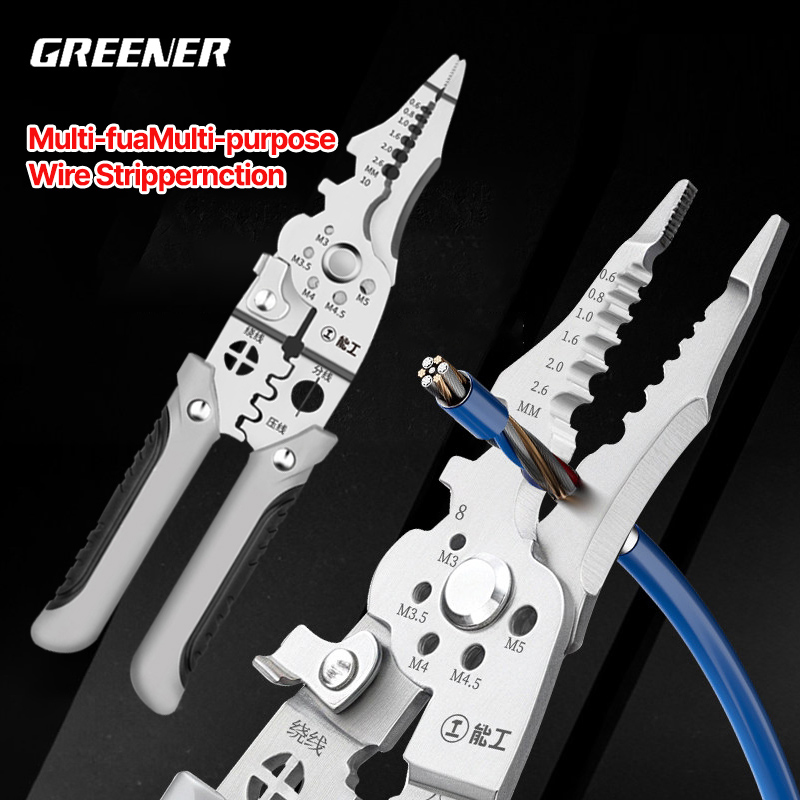 Automatic Wire Stripper Cutter - Pinza multifunzione GREENER con funzione di