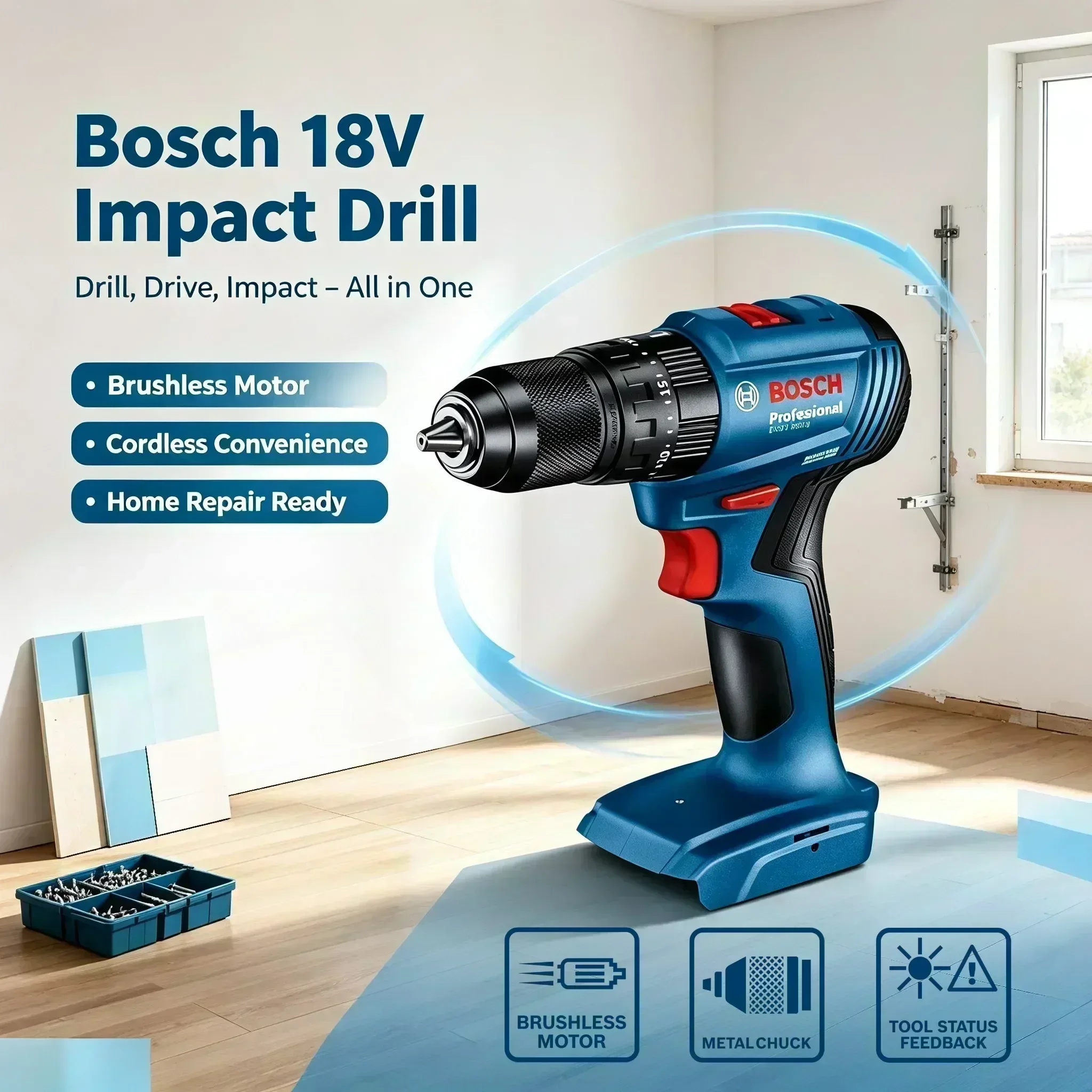Trapano avvitatore a impulsi s - Brushless Cordless Electric Drill 18V recensione e prezzo