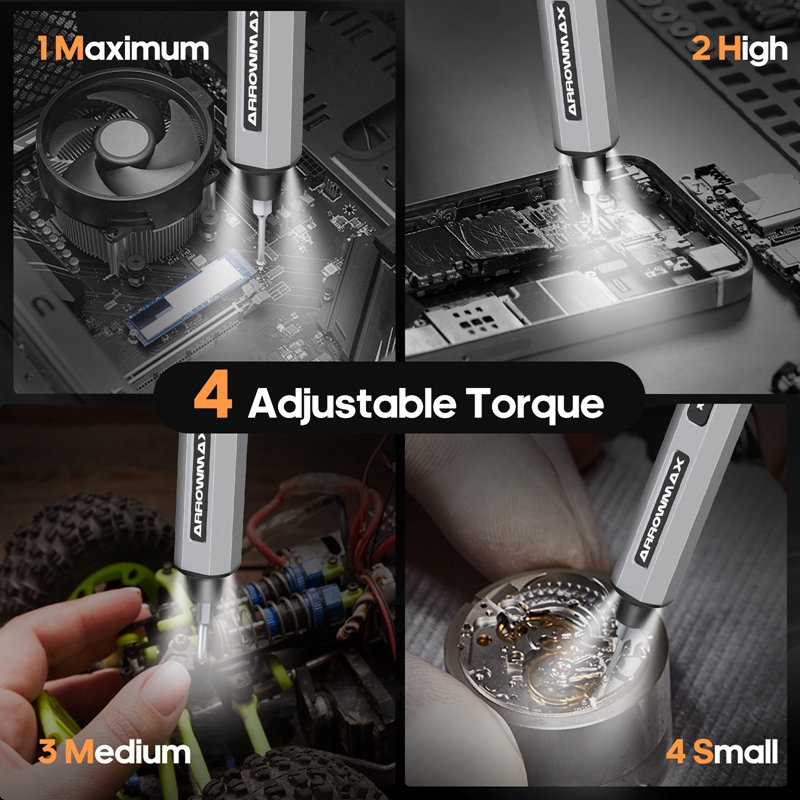 ARROWMAX Set di cacciaviti ele - Electric Screwdriver Rechargeable Usb recensione e prezzo