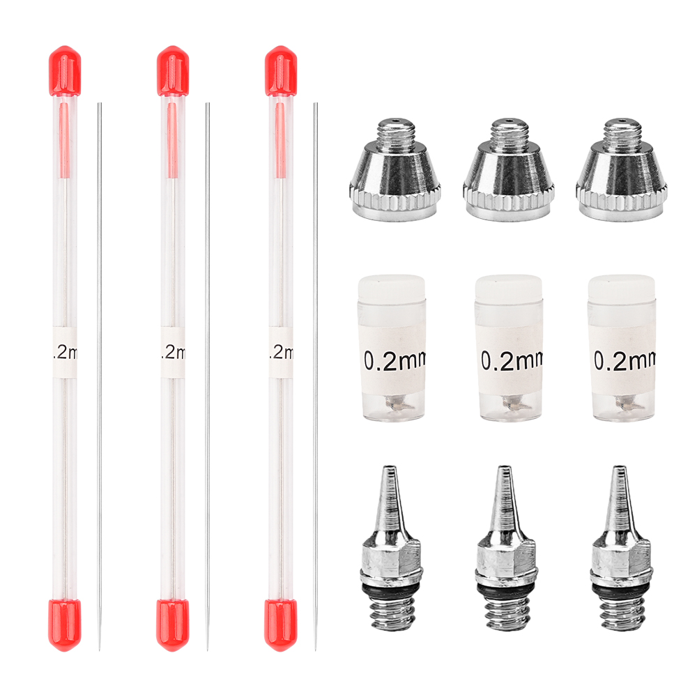 Set da 1/3 pezzi di ugelli per - Airbrush Kit With Mini Compressor recensione e prezzo