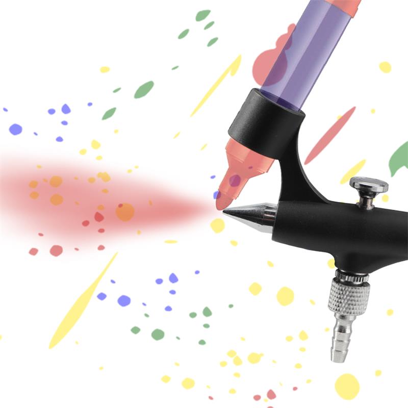 Piccolo aerografo per pennarel - Airbrush Kit With Mini Compressor recensione e prezzo