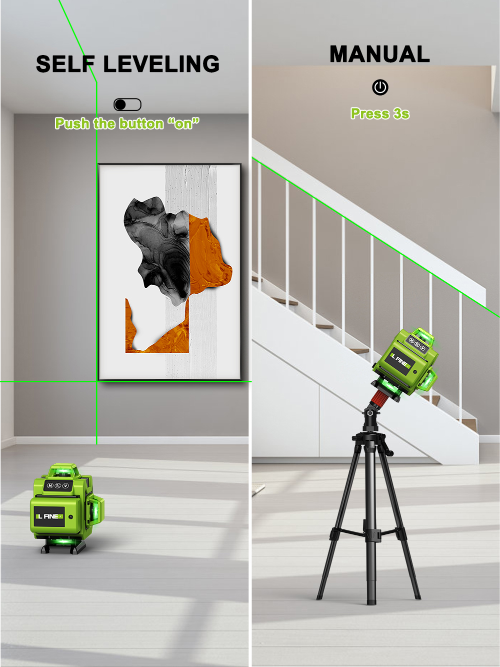 LFINE 4D 16 Linee 360 Livello  - Laser Level 16 Lines 4D Green recensione e prezzo